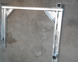 Frame galv f/drum cleaner M&M